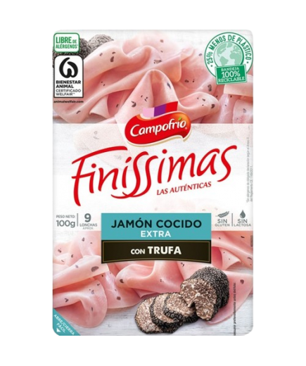 JAMON COCID.LONCH CAMPF.FINIS/TRUFA C/37051 B/100G