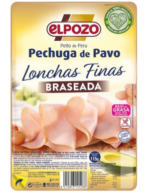 PECHUGA PAVO POZO LONC BRASEAD(1,5€) C/14528 115G