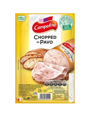 CHOPPED PAVO LONCHA CAMPOFRIO C/38103(1€) B/95 GR