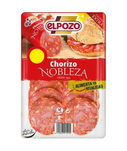 CHORIZO LONCHA E/POZO NOBLEZ(1€)C/14584 B/65G
