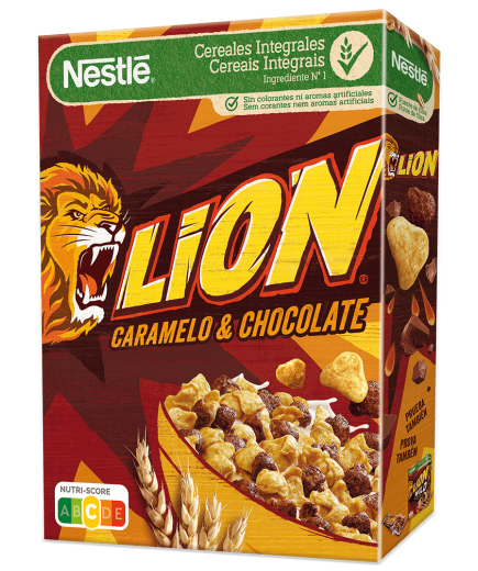CEREAL NESTLE LION CARAMELO & CHOCOLATE P/400 GR