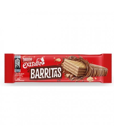 CHOCOLATE NESTLE BARRITAS CHOCOLECHE EXTRAFINO 34G