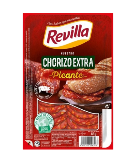 CHORIZO LONCHA REVILLA/PICANTE (1,1€)C/38267 B/65G