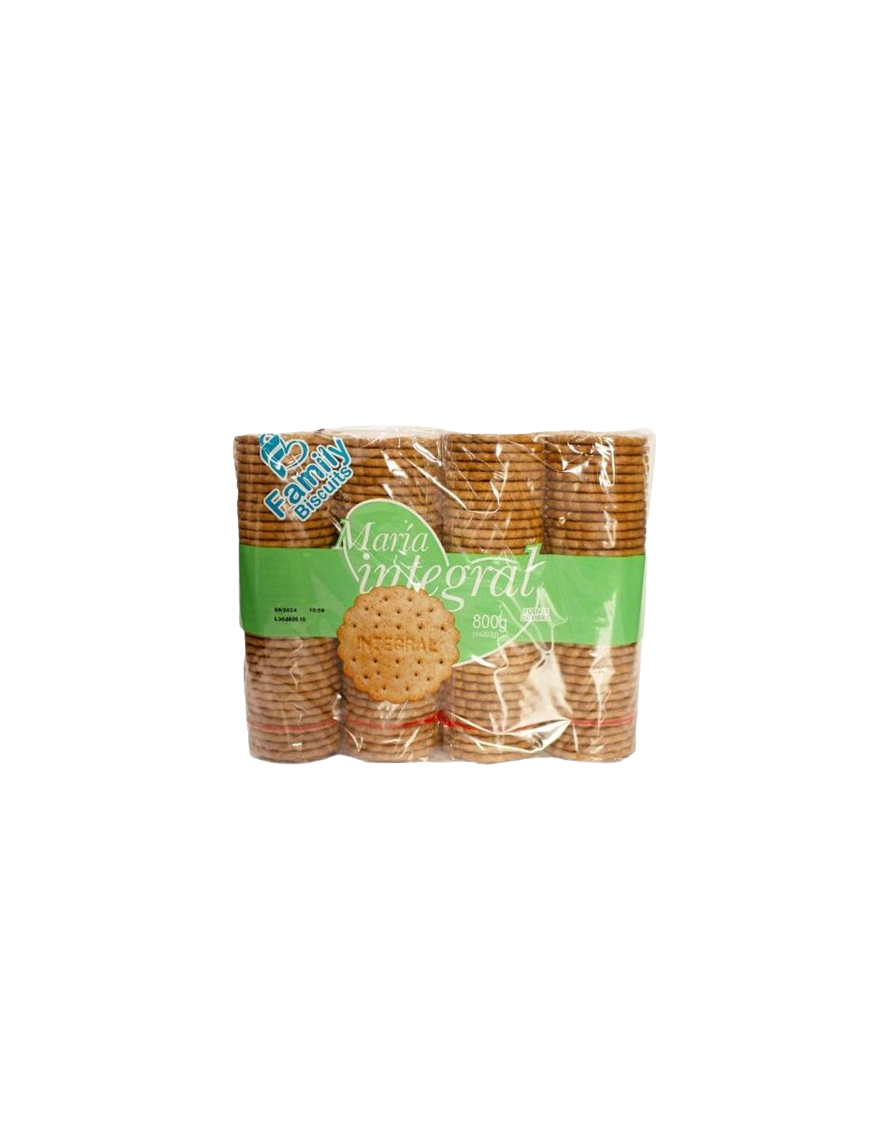 GALLETA FAMILY BISCUITS MARIA INTEGRAL P/800GR