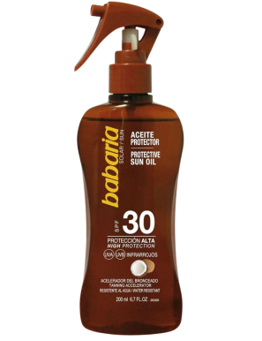 SOL ACEITE BABARIA COCO F-30 PISTOLA 200ML.+ AFT