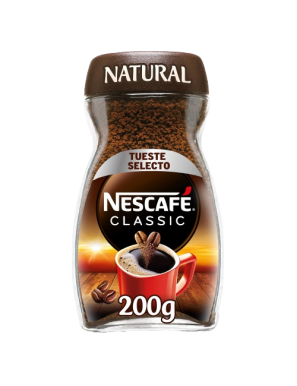 CAFE NESCAFE NATURAL SOLUBLE CLASSIC T/C 200 GR