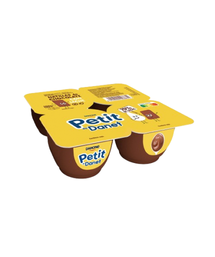 DANONE DANET PETIT CHOCOLATE P/4UD