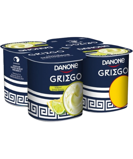 DANONE GRIEGO LIMA LIMON PACK-4 UD