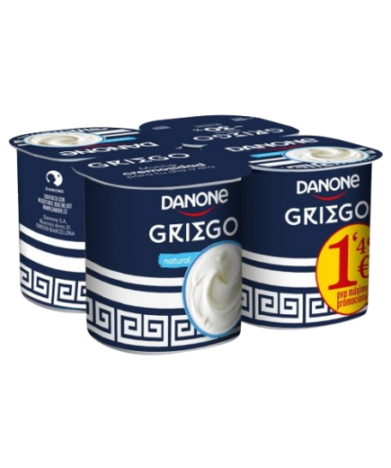 DANONE GRIEGO NATURAL PACK-4 UD