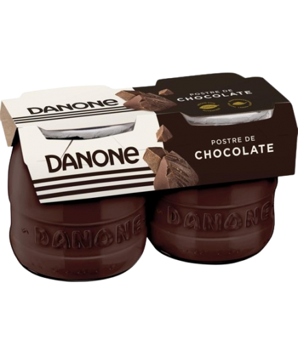 DANONE POSTRE DE CHOCOLATE PACK-2UD