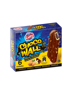 HELADO CASTY CHOCO WALL PACK-6 UD