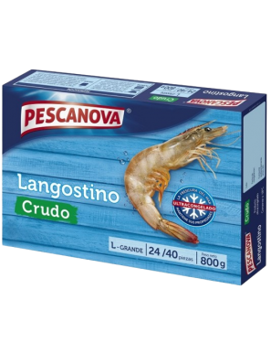 LANGOSTINO CRUDO 24/40 PESCANOVA  GRANDE P/800 GR