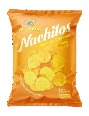 NACHITOS CHIPS QUESO EL SABOR B/100G