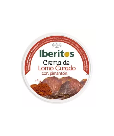 PATE CREMA IBERITOS LOMO CURADO C/PIMENTON  L/250G