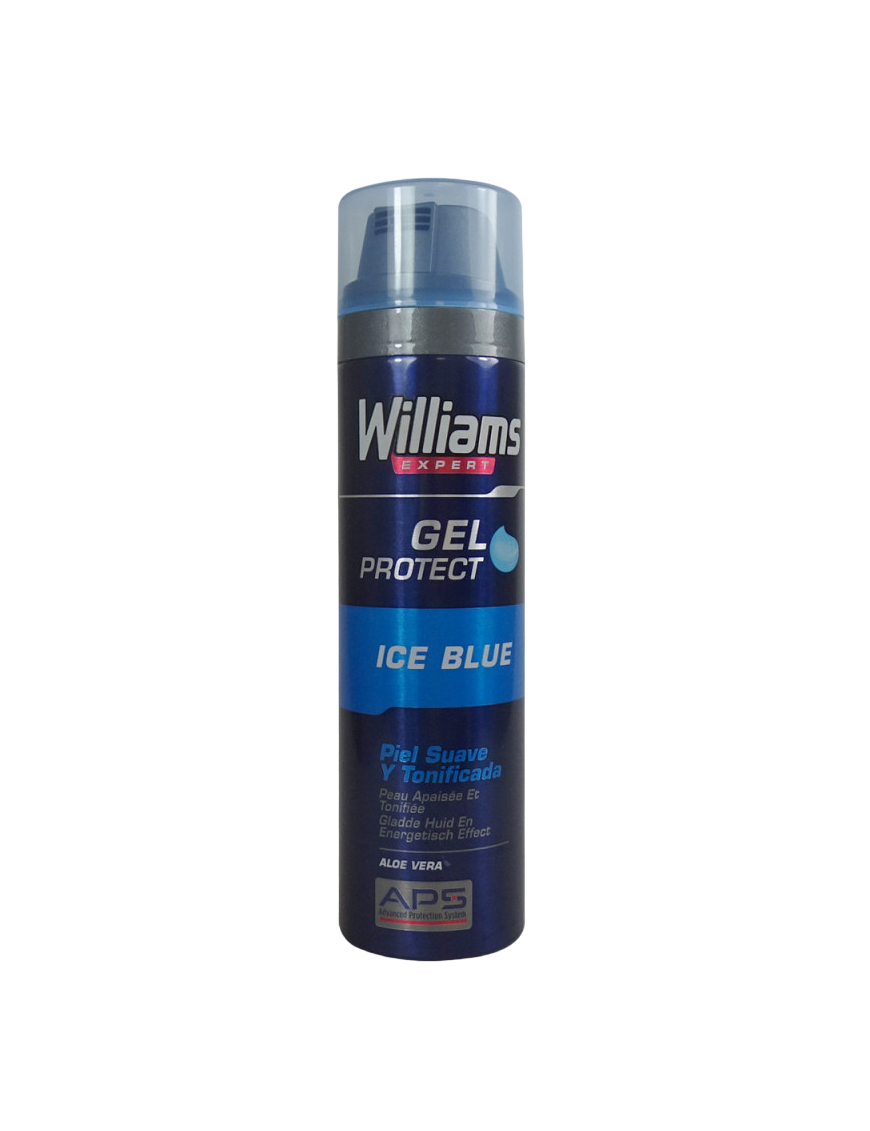 GEL AFEITAR WILLIAMS EXPERT  ICE BLUE  200ML.