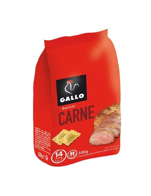 RAVIOLI CARNE GALLO B/ 500 GR