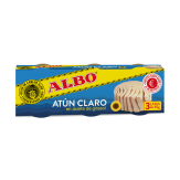 ATUN ALBO CLARO A/GIRASOL 65G PACK-3U