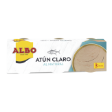 ATUN ALBO CLARO NATURAL 92 GR PACK-3UD