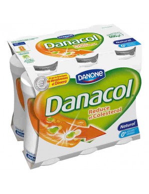 DANONE DANACOL NATURAL PACK-6UD    600 GR