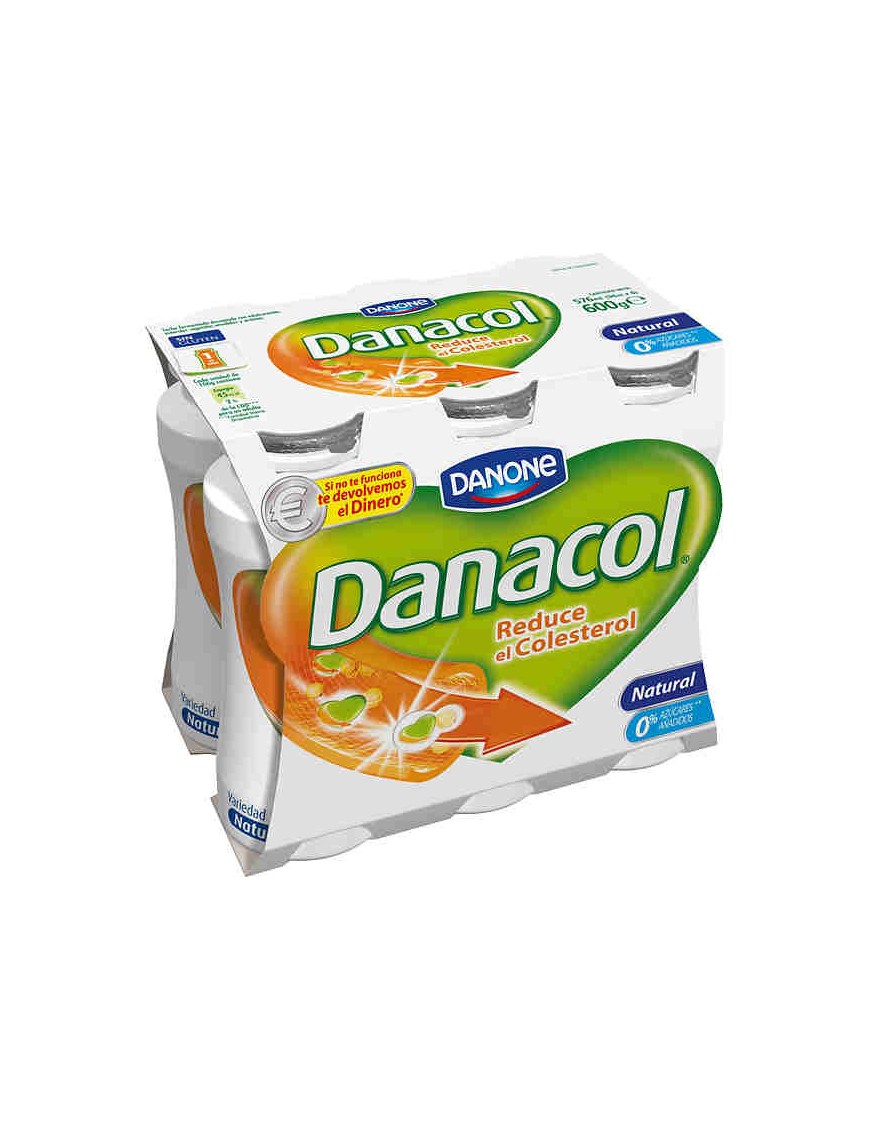 DANONE DANACOL NATURAL PACK-6UD    600 GR