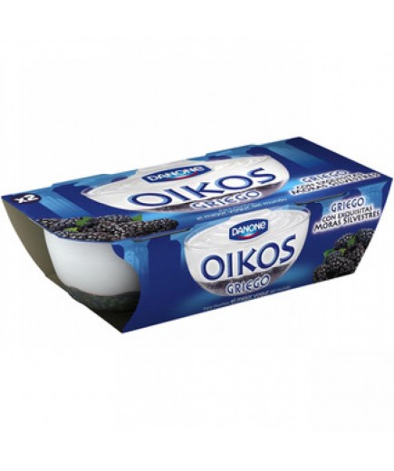 DANONE OIKOS GRIEGO CON MELOCOTON PACK-2UD