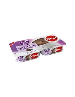 NATILLAS CHOCOLATE DHUL SIN LACTOSA PACK-2 UD