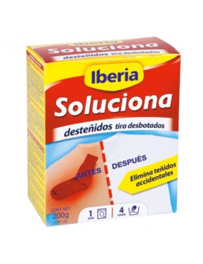 TOALLITAS SOLUCIONA DESTEÑIDOS IBERIA C/200 GR