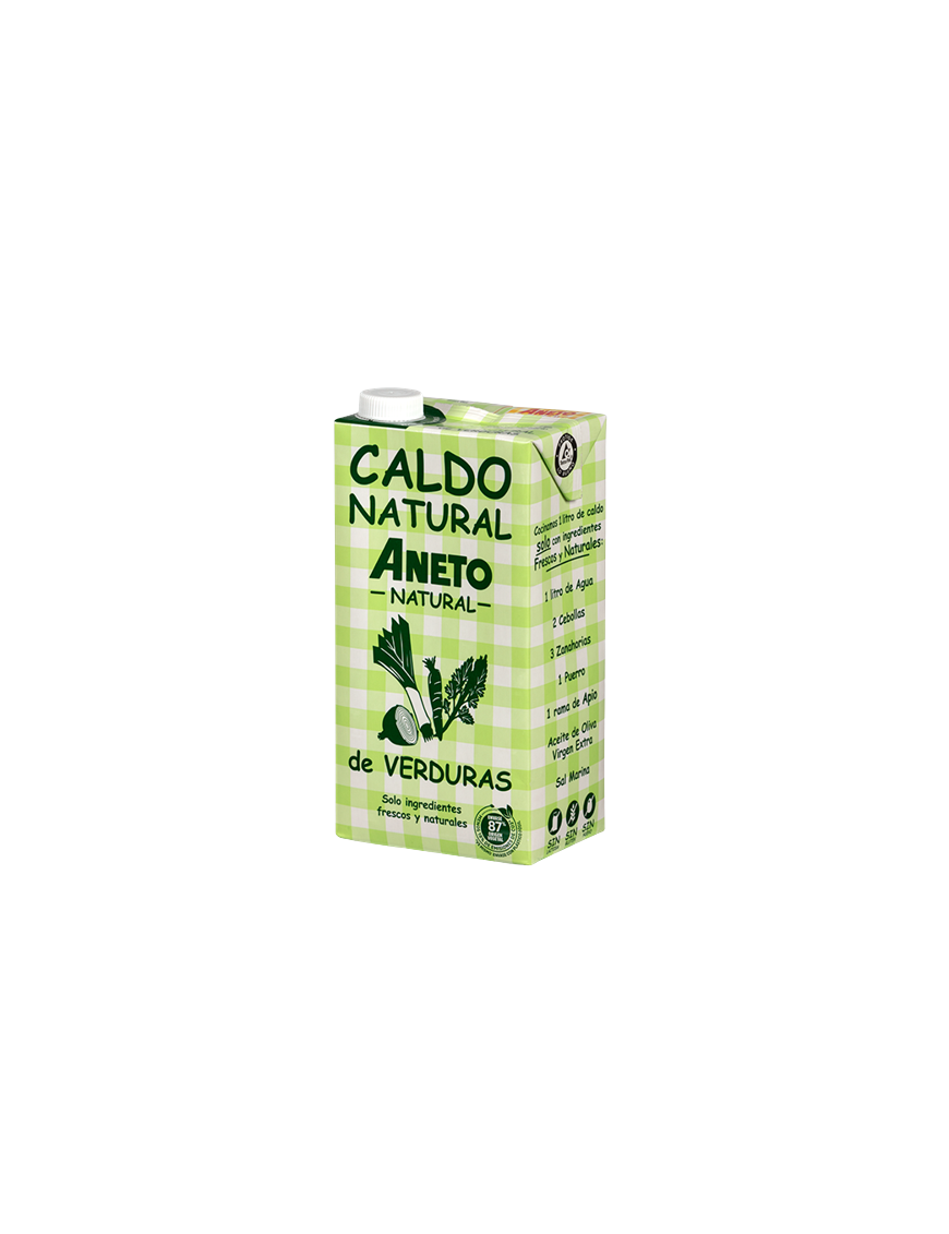 CALDO ANETO 100% NATURAL VERDURAS B/ 1 L