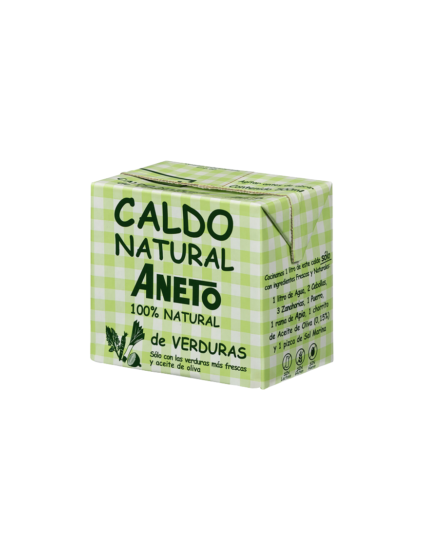 CALDO ANETO 100% NATURAL VERDURAS B/ 500 ML