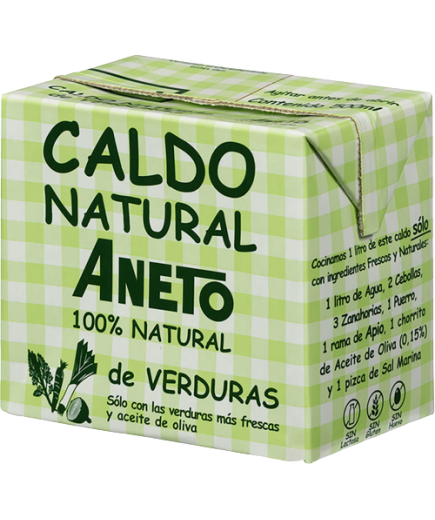 CALDO ANETO 100% NATURAL VERDURAS B/ 500 ML
