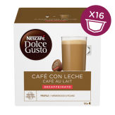 DESCAFEINADO DOLCE-GUSTO CAFE/LECHE E/16UD 160G