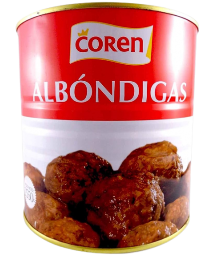 ALBONDIGAS CARNE LOURIÑO/COREN L/2,825 GR