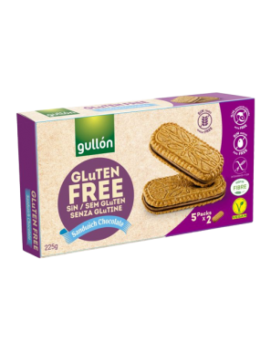 GALLETAS GULLON SANDWICH CHOCOLATE S/GLUTEN P/225G