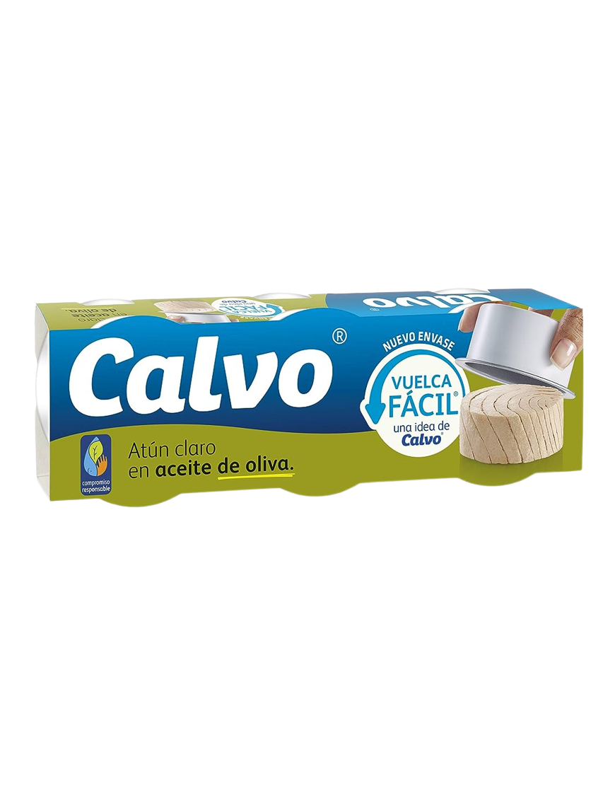ATUN CALVO CLARO A/OLIVA 65GR P/3UD