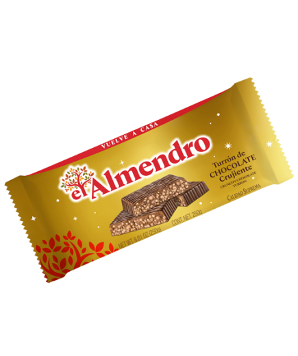 TURRON ALMENDRO CHOCOLATE CRUJIENTE 90901 P/150 GR