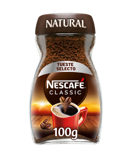 CAFE NESCAFE NATURAL SOLUBLE CLASSIC T/C 100 GR
