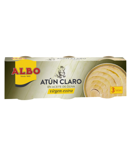ATUN ALBO CLARO A/OLIVA 92 GR PACK-3 UD (BARCA)