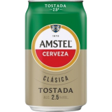 CERVEZA  AMSTEL CLASICA-TOSTADA 2.5º L/33.CL