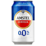 CERVEZA AMSTEL S/A.0.0%ALCOHOL LATA 33.CL.
