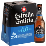 CERVEZA E.GALICIA 0,0%ALCOHOL PACK-6 BOTELLIN25 CL