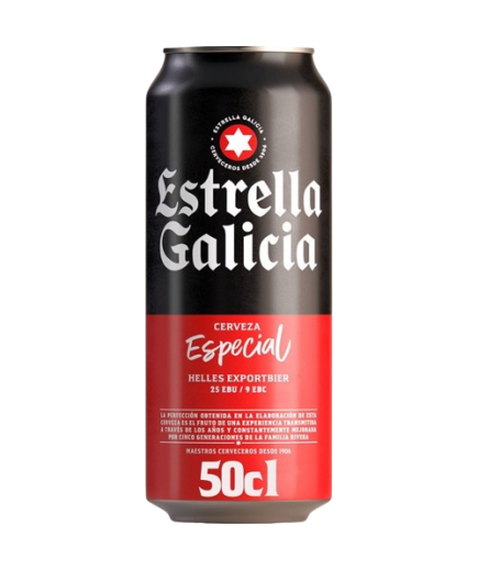 CERVEZA E.GALICIA ESPECIAL 5.5% LATA/50CL