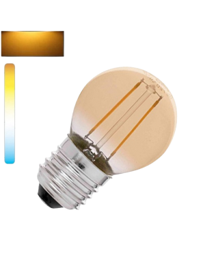 LAMPARA LED EXTRAS ESFERIC LU CALI E27 4W 32W P/2U