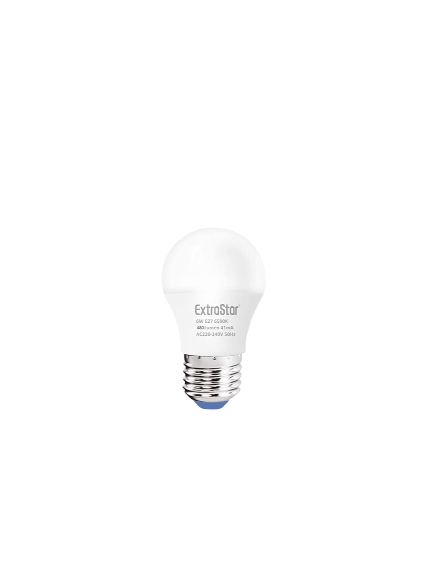 LAMPARA LED EXTRASTAR ESTANDAR LUZ FRIA E27 6W 48W