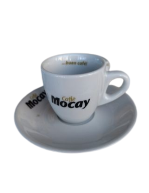 MOCAY TAZA+PLATO CAFE CORTADOS-PLUS CAJA 6.UD.