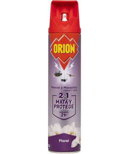 INSECTICIDA ORION SPRAY FRAGANCE FLORAL 600 ML.