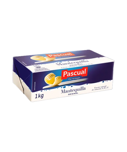 MANTEQUILLA PASCUAL BLOQUE-1 KG