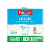 LECHE PASCUAL CLASICA SEMI-DESNAT-BRICK-1 L