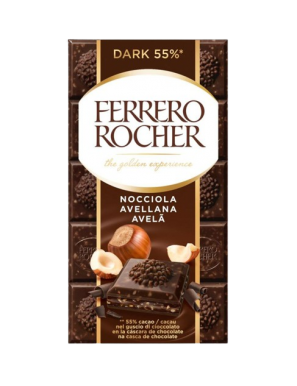 CHOCOLATE FERRERO DARK 55% T/90G
