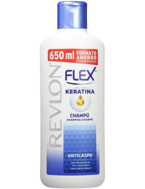 CHAMPU FLEX REVLON ANTICASPA C/KERATINA B/650 ML