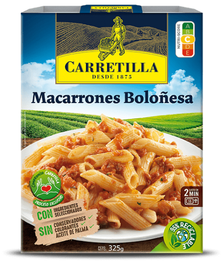 MACARRONES CARRETILLA BOLOÑESA P/325 GR